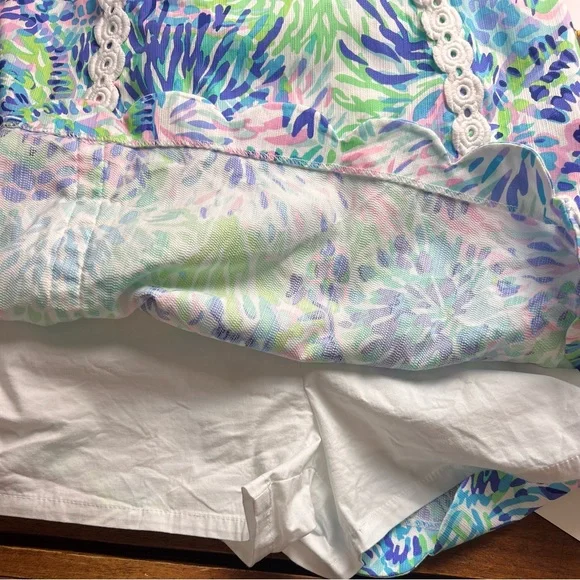 Lilly Pulitzer Jesse Romper in Multi Shell of a Party Size 8 - Picture 9 of 14